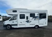 2015 Kea Horizon M721 exterior side view showing the habitation door.