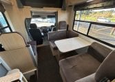 2015 Kea Horizon M721 interior view showing the front dinette.