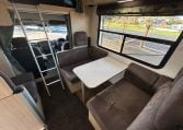 2015 Kea Horizon M721 interior view showing the ladder setup for the bed over cab.