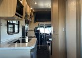 2015 Kea Horizon M721 interior view showing the ladder setup for the bed over cab.