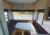 2015 Kea Horizon M721 interior view showing the rear lounge overhead storage.