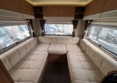 2017 Auto-Trail Tribute 625 motorhome rear lounge that converts into a comfortable bed.