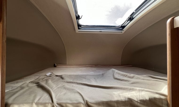 Skylight inside a 2017 Auto-Trail Tribute 625 motorhome allowing natural light into the interior.