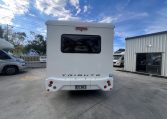 Rear view of the 2017 Auto-Trail Tribute 625 motorhome displaying overall back profile and exterior details.
