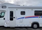 2017 Jayco Conquest FA24-1 exterior view of the habitation door.