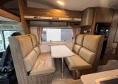 2017 Jayco Conquest FA24-1 interior view showing the spacious dinette area.