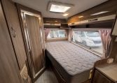 2017 Jayco Conquest FA24-1 interior view showing rear French bed.