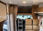 2017 Jayco Conquest FA24-1 interior view showing the ladder to the Luton bed.