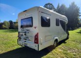 2018 Auto-Trail Imala 720 motorhome exterior showing the bike rack.