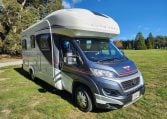 2018 Auto-Trail Imala 720 motorhome exterior showing the alloy wheels.
