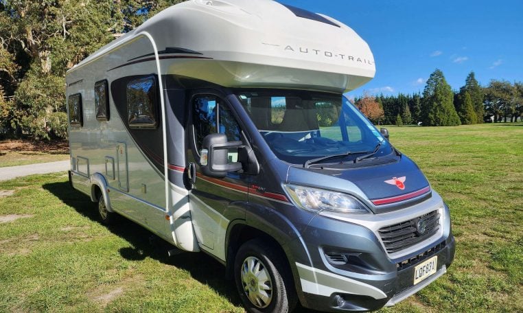 2018 Auto-Trail Imala 720 motorhome exterior showing the alloy wheels.