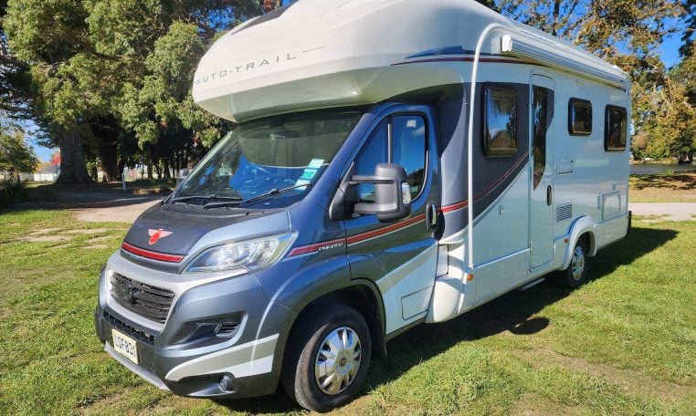 2018 Auto-Trail Imala 720 motorhome exterior profile view.