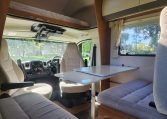 2018 Auto-Trail Imala 720 motorhome interior view showing the comfortable front dining.