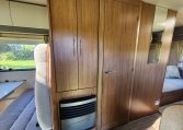2018 Auto-Trail Imala 720 motorhome interior view showing the wardrobe.
