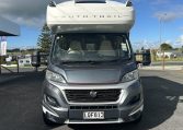 2018 Auto-Trail Tracker RS motorhome exterior front view showing the cab.