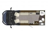 2018 Auto-Trail Tracker RS interior layout of the motorhome.