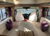 2018 Auto-Trail Tracker RS motorhome interior view showing the spacious front dining area.
