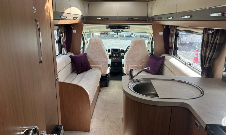 2018 Auto-Trail Tracker RS motorhome interior view showing the kitchen sink.