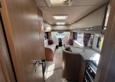 2018 Auto-Trail Tracker RS interior view showing the removeable carpets.