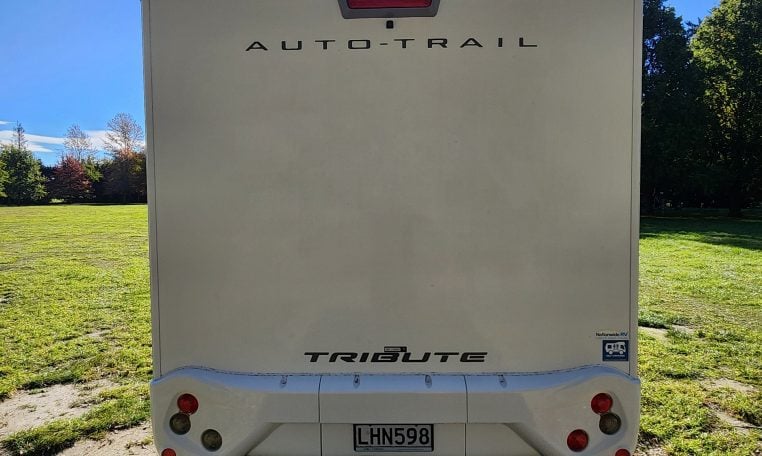 2018 Auto-Trail Tribute 715 motorhome exterior rear view.
