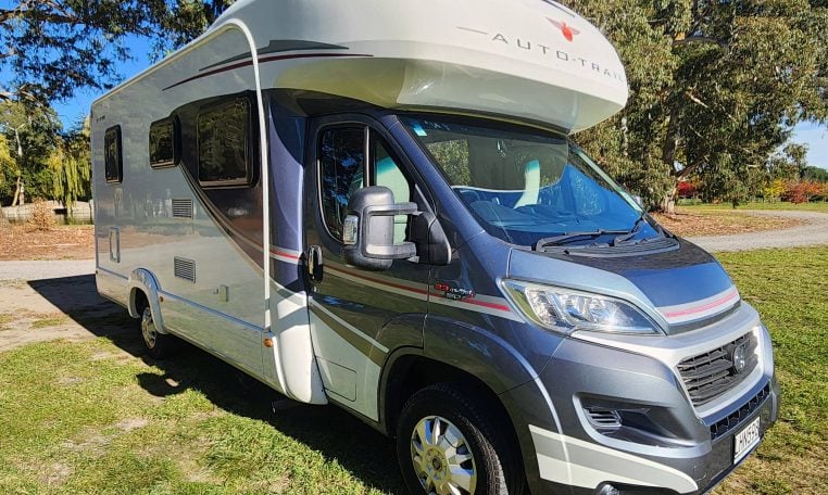 2018 Auto-Trail Tribute 715 motorhome exterior view showing the driver's side.