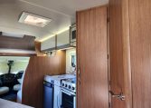 2018 Auto-Trail Tribute 715 motorhome interior view showing the skylight bringing in natural light.