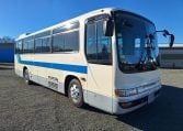 2018 Hino Melpha exterior driver's side cab view.