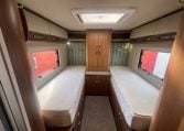 2019 Auto-Trail Frontier Delaware S interior view showing the rear twin single beds.