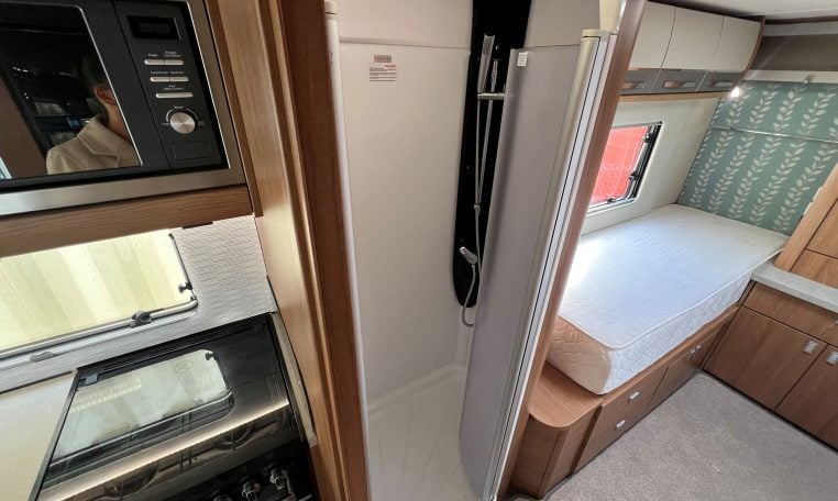 2019 Auto-Trail Frontier Delaware S interior view showing the separate shower.