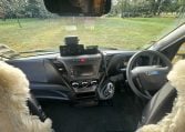 2019 Iveco Daily 50-210 interior front cab view showing the steering wheel and dashboard.