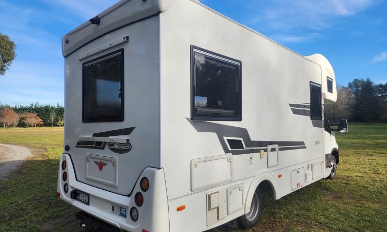 2019 Iveco Sunliner Switch exterior back and driver's side.