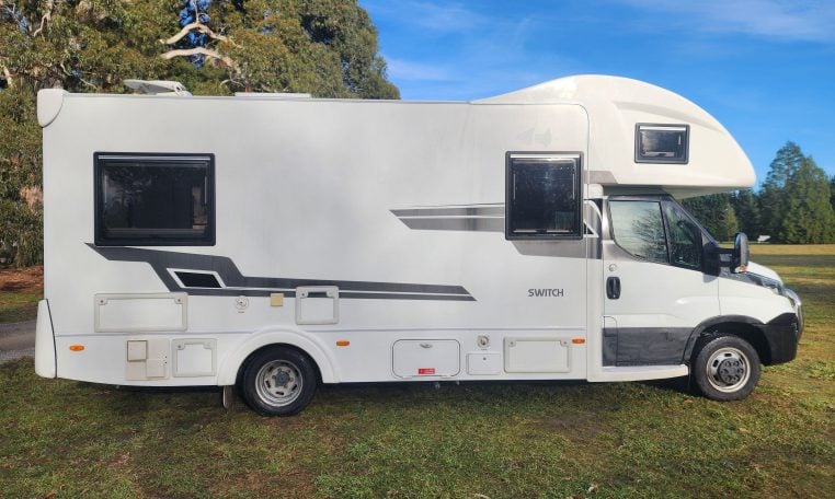 2019 Iveco Sunliner Switch exterior driver's side.