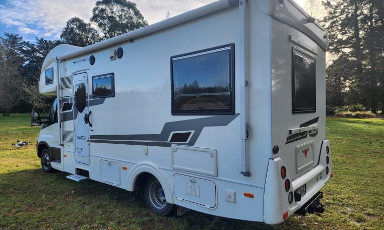 2019 Iveco Sunliner Switch exterior habitation side and back.