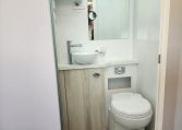2019 Iveco Sunliner Switch interior view showing the bathroom.