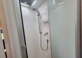 2019 Iveco Sunliner Switch interior view showing the shower.