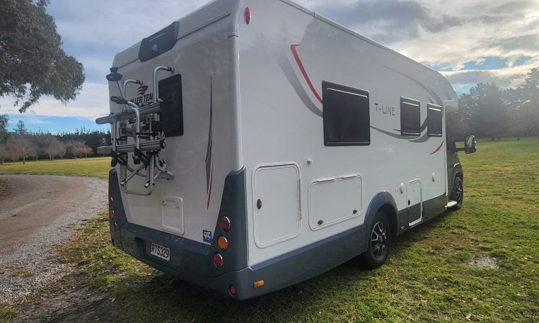 2019 Roller Team T-Line 785 exterior driver's side rear view.