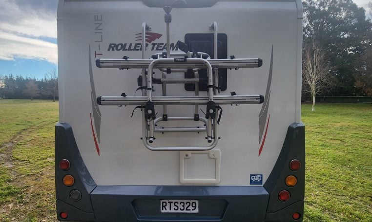 2019 Roller Team T-Line 785 exterior rear profile view.