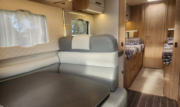 2019 Roller Team T-Line 785 interior back facing rear.