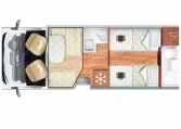 2019 Roller Team T-Line 785 interior floorplan.