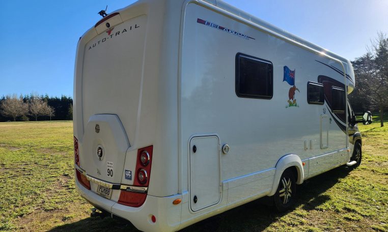 2020 Auto-Trail Delaware exterior back and driver's side
