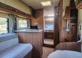 2020 Auto-Trail Delaware interior view showing the motorhome lounge and kitchen layout.