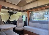 2020 Auto-Trail Delaware interior showing the spacious front lounge area.