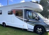 2020 Auto-Trail Frontier Delaware motorhome exterior view of the alloy wheels.