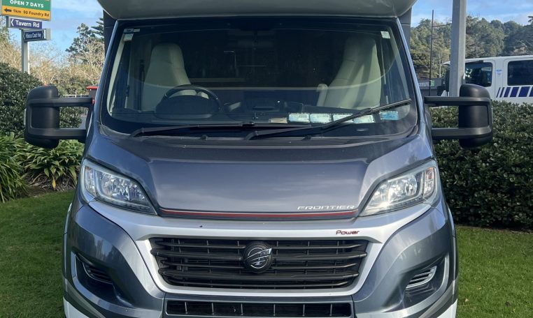 2020 Auto-Trail Frontier Delaware motorhome exterior front view.