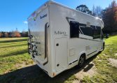 2020 Benimar Mileo 286 motorhome exterior rear and driver's side view.