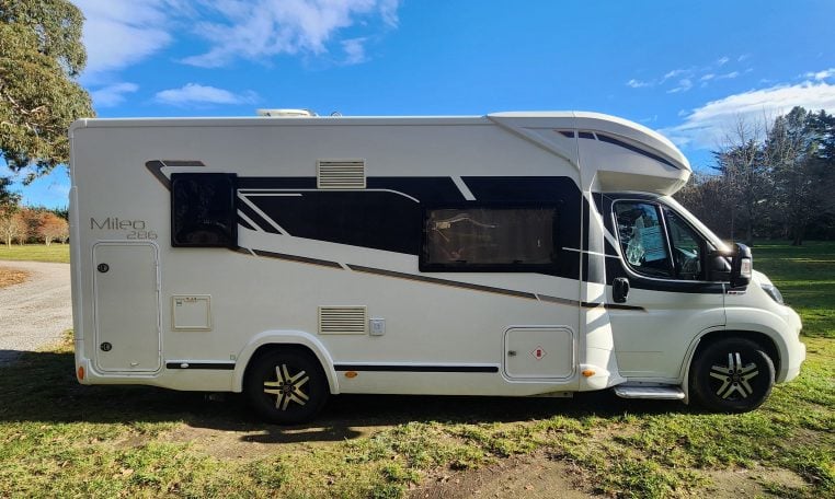 2020 Benimar Mileo 286 motorhome exterior driver's side view.