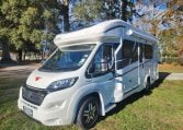 2020 Benimar Mileo 286 motorhome exterior front and habitation side view.