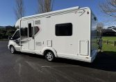 2021 Auto-Trail F-Line F74 exterior view showing the awning.