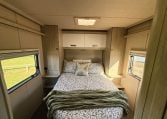 2021 Auto-Trail F-Line F74 interior view showing the spacious bedroom with rear island bed.