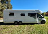 2021 Auto-Trail Frontier Comanche motorhome exterior view showing the driver's side.